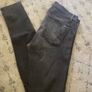 Black destroyed Denim
